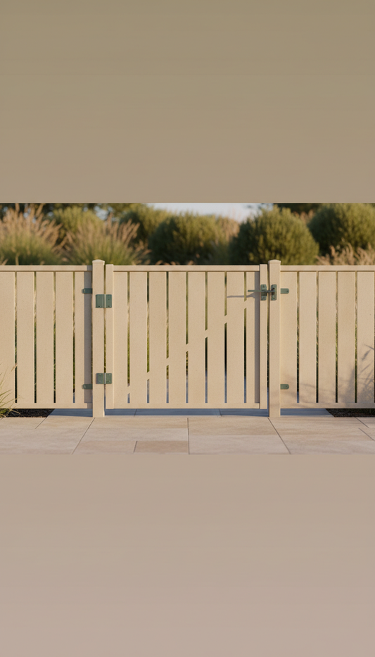 Marine-Grade Aluminum Coastal Fence