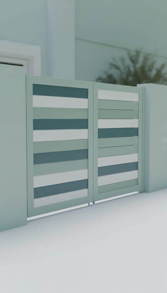 Automated Marine-Grade Aluminum Entry Gate